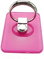 sdber® Elegant Lovely Fashion Ring Holder For Mobile Phone Promotional Gifts Ring Phone Stand For Smart Phone Holder Bracket Stainless Steel iPad Samsung Handset Cell Phone Support Stand(Not Included The Phone) (Rose Red)