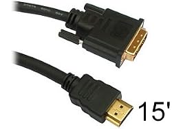 15ft Premium HDMI to DVI Cable