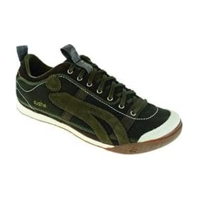 Cushe Men's Vinyl Frontier Canvas Sneakers Brown Color