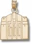 Central Michigan Chippewas "Chapel" 5/8" Pendant - 14KT Gold Jewelry