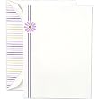 Daisy Stripe Printable Invitations