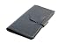 Rustic Leather Checkbook Cover, Black