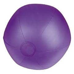 Wasserball - Strandball - lila gefrostet - Durchmesser ca. 25 cm