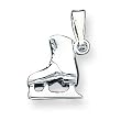 Sterling Silver Ice Skate Charm with 20 Inch Chain