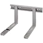 Xavax 00110931 Mikrowellenhalterung, Silber