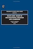 Multi-level issues in organizational behavior and leadership