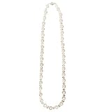 Produkt-Bild: VALERO PEARLS S&uuml;&szlig;wasser-Zuchtperlencollier in wei&szlig; mit original Swarovski-Kristallen, 45 cm 60400610
