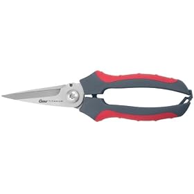 Clauss 18039 8" Titanium Snips with Wire Cutter