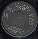 JUST TO SATISFY YOU 7 INCH (7" VINYL 45) UK RCA 1982