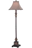 St. Lucia Floor Lamp Silver/crimson Crims0n Bronze