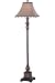 St. Lucia Floor Lamp Silver/crimson Crims0n Bronze