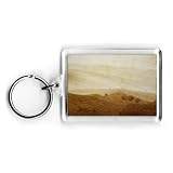 Mountain landscape near Teplitz (graphite.. - Acrylic Keyring - Art247 - Standard Size