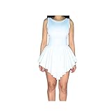Niceroker(TM) Girl's Irregular A-Line Skirts White (S)