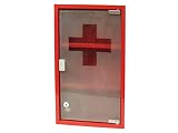 Zeller 18468 Medizinschrank, Metall / 25 x 12 x 45, rot
