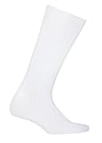 Diabetic Socks | Mens Ribbed White Diabetic Socks 3 Pack