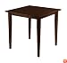 Winsome Wood Groveland Square Dining Table in Antique Walnut Finish