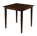 Furniture online: Winsome Wood Groveland Square Dining Table in Antique Walnut Finish