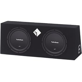 Rockford Fosgate Prime R1L 2X10 Sealed enclosure with two 10 Prime subwoofers Rockford Fosgate Prime R1L-2X10 Sealed enclosure with two 10