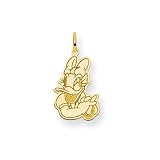 Gold-plated SS Disney Daisy Duck Charm