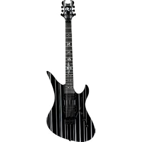Schecter Synyster Standard Electric Guitar Gloss Black w/Pin Stripes (Pimp Stripe)