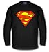 Search : Superman Classic Logo Long Sleeve Shirt #8 (Black)