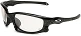 Oakley Men's Split Jacket Iridium Photochromic Asian Fit Sport Sunglasses,Black and Silver Ghost Text Frame/Clear and Black Photochromic Lens,one size