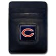 Chicago Bears Leather Money Clip Card Holder
