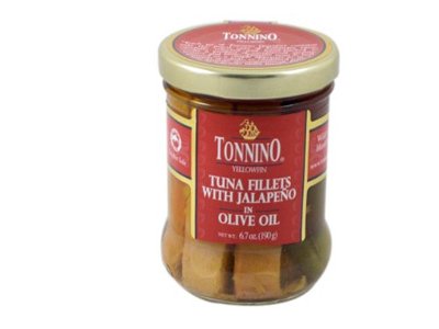 Tonnino Tuna Fillets with Jalapeno 6.7-ounce Jars (Pack of 6)
