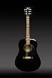 Full 41 Acoustic Guitar with Guitar Case & More Accessories Combo Kit Guitar Black