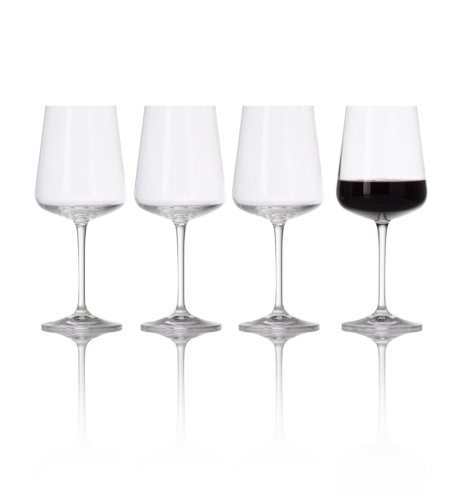 4 Large Manhattan Wine Glasses