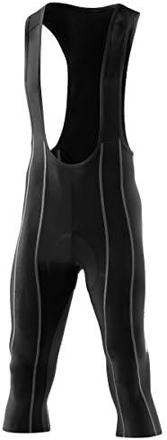 Skins Compression Mens Cycle Pro Bib 3 Quarter,Black-Grey,XS