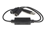 StarTech.com USB to PS2 Keyboard and Mouse Adapter (USBPS2PC)