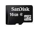 Sandisk microSDHC 16GB Class4 SD変換アダプター付属 サンディスク バルク品