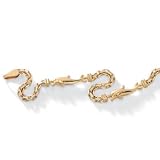 10k Gold Dolphin Ankle Bracelet 9