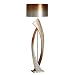 Nova Lighting JFL4810 Swerve Floor Lamp, Rust, Bronze, & Brushed Aluminum with Rust & Bronze Aluminum Shade