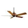 Hunter 52" Ceiling Fan Captiva Textured Black Wicker 28401