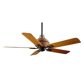 Hunter 52" Ceiling Fan Captiva Textured Black Wicker 28401