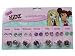 Bratz sticker earrings and rings set