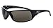 Bollé Safety 40073 Silium Safety Eyewear with Silver Metal + TPE Semi-Rimless Frame and Clear Lens