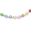 9" Multicolor Spectra Bead Anklet