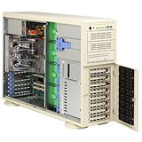 4U Rm/twr Bb Blk Opt-dp 2000 32GB 8XSATA 2PCIEX16 2PCIE/X 645W