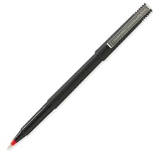 uni-ball Stick Micro Point Roller Ball Pens, 12 Red Ink Pens(60152)