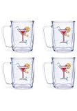 Tervis Tumblers - Martini - Cosmo - 17 oz Mugs - set of 4 - B000Z4KCGI