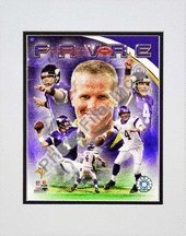 Photo File Minnesota Vikings Brett Favre Matted Photo