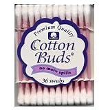 Cotton Buds Swabs Travel Pack - 36 ea