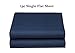 Elegant Comfort Luxury Ultra Soft Single Flat Sheet Special Treatment Construction Full, Navy Blue
