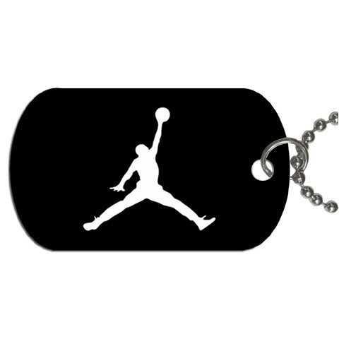 Baketball jordan Dog Tag with 30