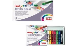 Pentel GmbH PTS15 - Stoffmalkreide 15er Kunststoffetui