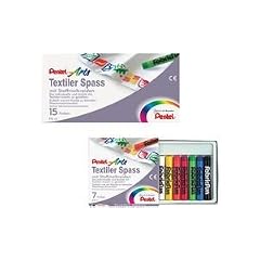 Pentel GmbH PTS15 - Stoffmalkreide 15er Kunststoffetui