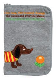 ★POPPINSマルチケース★イヌ・犬・いぬ・ダックス【knick knack】【ニックナック】【母子手帳ケース】【通帳ケース】【ポピンズ】いろいろ使える！